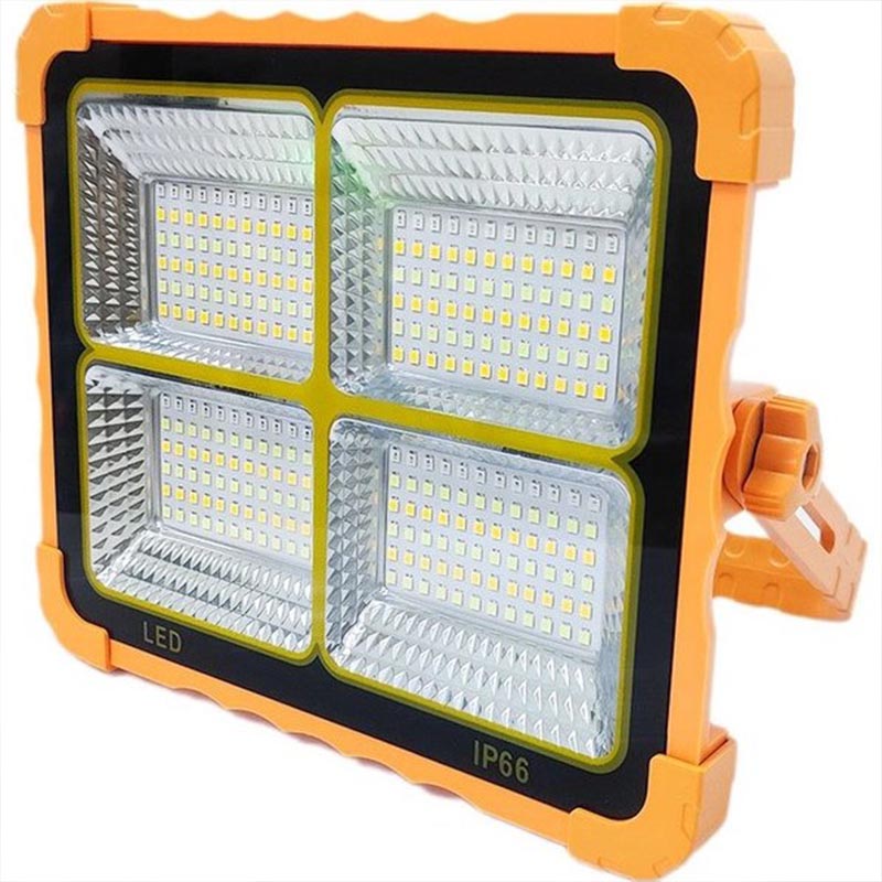 پروژکتور نورافکن چراغ شارژی خورشیدی پاوربانک ip66